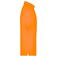 Polo cuello con rayas hombre JN569. Color orange/white.