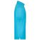 Polo cuello con rayas hombre JN569. Color aqua/white.