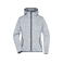 Chaqueta polar con capucha mujer JN588. Color light/melange/carbon.
