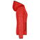 Chaqueta polar con capucha mujer JN588. Color red/melange/black.