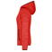 Chaqueta polar con capucha mujer JN588. Color red/melange/black.
