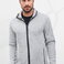 Chaqueta polar con capucha hombre JN589. .