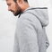 Chaqueta polar con capucha hombre JN589. .