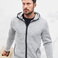 Chaqueta polar con capucha hombre JN589. .