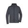 Chaqueta polar con capucha hombre JN589. Color dark/melange/black.