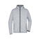 Chaqueta polar con capucha hombre JN589. Color light/melange/carbon.