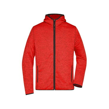 Chaqueta polar con capucha hombre JN589