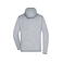 Chaqueta polar con capucha hombre JN589. Color light/melange/carbon.