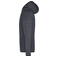 Chaqueta polar con capucha hombre JN589. Color dark/melange/black.
