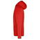 Chaqueta polar con capucha hombre JN589. Color red/melange/black.