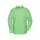 Camisa de cuadros manga larga hombre JN638. Color green/white.