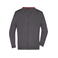 Cárdigan abotonado hombre JN661. Color anthracite/melange.