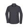 Camisa manga larga easy care mujer JN677. Color carbon.