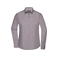 Camisa manga larga easy care mujer JN677. Color steel.