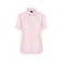 Blusa de manga corta easy care mujer JN679. Color light/pink.
