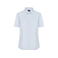 Blusa de manga corta easy care mujer JN679. Color light/blue.