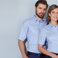 Camisa manga corta easy care hombre JN684. .