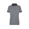 Polo cuello con rayas mujer JN705. Color black/melange/black.