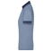 Polo cuello con rayas mujer JN705. Color blue/melange/navy.