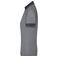Polo cuello con rayas mujer JN705. Color black/melange/black.
