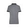 Polo cuello con rayas mujer JN705. Color black/melange/black.