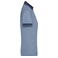 Polo cuello con rayas mujer JN705. Color blue/melange/navy.