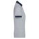 Polo cuello con rayas mujer JN705. Color grey/heather/navy.