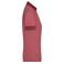 Polo cuello con rayas mujer JN705. Color wine/melange/wine.