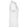 Polo mujer JN707. Color white.