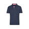 Polo hombre JN716. Color navy/red/white.