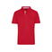 Polo hombre JN716. Color red/red/white.