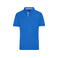 Polo hombre JN716. Color royal/royal/white.