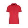 Polo técnico mujer JN721. Color red/black.