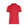Polo técnico mujer JN721. Color red/black.