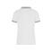 Polo técnico mujer JN721. Color white/black.