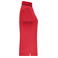 Polo técnico mujer JN721. Color red/black.