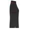 Polo técnico mujer JN721. Color black/red.