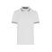 Polo técnico hombre JN722. Color white/black.