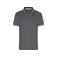 Polo técnico hombre JN722. Color graphite/white.