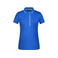 Polo cuello con rayas mujer JN727. Color royal/white.
