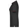 Polo cuello con rayas mujer JN727. Color black/orange.