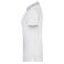 Polo cuello con rayas mujer JN727. Color white/navy.