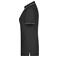 Polo cuello con rayas mujer JN727. Color black/silver.