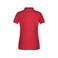 Polo cuello con rayas mujer JN727. Color red/white.