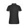 Polo cuello con rayas mujer JN727. Color black/silver.