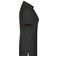 Polo cuello con rayas mujer JN727. Color black/orange.