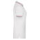 Polo cuello con rayas mujer JN727. Color white/red.