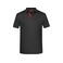 Polo hombre JN728. Color black/red.