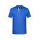 Polo hombre JN728. Color royal/white.