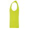 Camiseta deportiva sin mangas hombre JN738. Color acid/yellow.